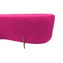 Ver imagem 5 de Puff Decorativo Alana Veludo Rosa Pink