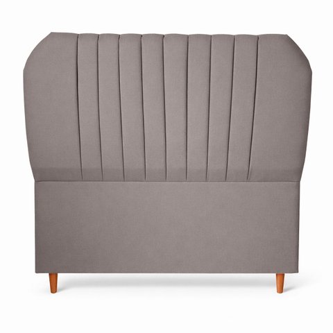 Cabeceira Estofada Elegante para Cama de Casal 140 Hera Linho