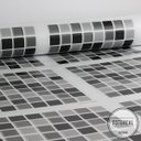 Ver imagem 3 de Adesivo Destacável Pastilha Mix Preto - 20 x 20cm - 18 unidades.