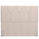Ver imagem 5 de Cabeceira Cama Box Casal 140 cm Aurora W01 Suede Bege - Lyam Decor