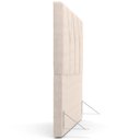 Ver imagem 6 de Cabeceira Cama Box Casal 140 cm Aurora W01 Suede Bege - Lyam Decor