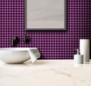 Ver imagem 2 de Adesivo Destacável Pastilha Clássica Roxo - 20 x 20cm - 18 unidades.