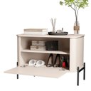Ver imagem 4 de Mesa de Cabeceira Bancroft Off White Preto