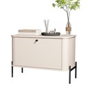 Ver imagem 2 de Mesa de Cabeceira Bancroft Off White Preto