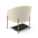 Ver imagem 7 de Cadeira Sala de Jantar Pé Ferro Dourado Kit 2 Stella Bouclê D03 - D'rossi