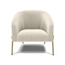 Ver imagem 5 de Cadeira Sala de Jantar Pé Ferro Dourado Kit 2 Stella Bouclê D03 - D'rossi