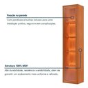 Ver imagem 6 de Cristaleira Suspensa Mavaular Dominus com Led Porta de Vidro