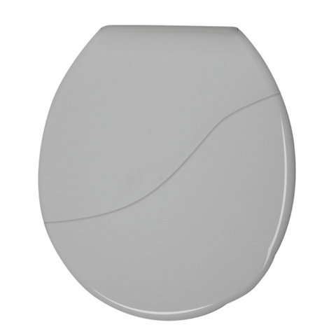 Assento Tampa para Vaso Sanitário Oval Almofadado Bellart Cinza Claro Durín