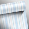 Papel de Parede Listras Rápidas Clear - Azul e Cinza Claro - 2