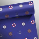 Ver imagem 2 de Papel de Parede Marinheiro - Azul Marinho