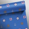 Papel de Parede Marinheiro - Azul Médio - 2