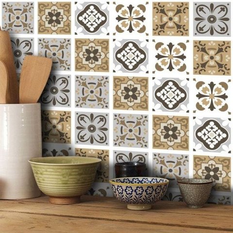Papel de Parede Azulejo Barcelona - 0,58 x 3,00m - Rolo