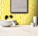 Ver imagem 2 de Adesivo Destacável Pastilha Mix Amarelo - 10 x 10cm - 90 unidades
