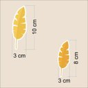 Ver imagem 2 de Adesivo Destacável Folhas - Amarelo