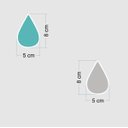 Ver imagem 3 de Adesivo Destacável Gotas - Colorido