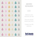 Ver imagem 2 de Adesivo Destacável Gotas - Colorido