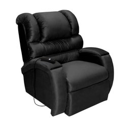Poltrona do Papai Retrátil com Controle Imperial Império Estofados Preto - 2