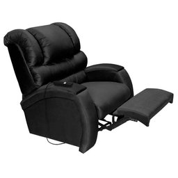 Poltrona do Papai Retrátil com Controle Imperial Império Estofados Preto - 3