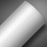 Adesivo Fibra de Carbono Branco 0,60m - 0,60 x 2,50m - 1