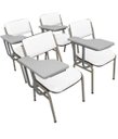 Ver imagem 1 de Kit com 4 Cadeiras para Auditórios Linha Hotel Smart Branco