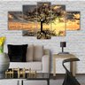 Quadro Decorativo 115x60cm Sala Quarto Arvore da Vida por do Sol - 2