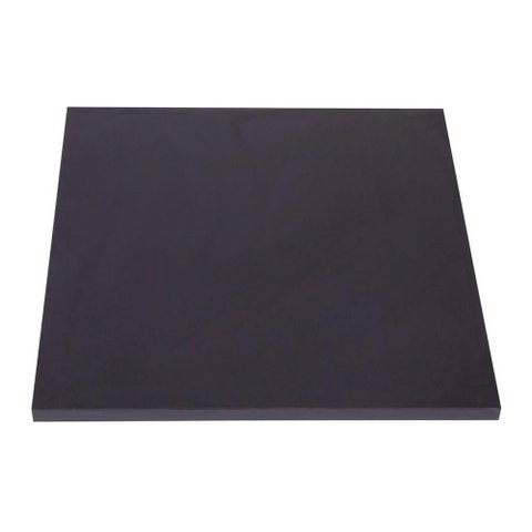 Tampo Quadrado 60 cm (Largura) P25 Pandin MDP 2,50 cm (Altura) Cor Preto
