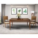 Ver mais imagens de Mesa de Jantar L160 X P 90 X Alt 77 Portugal em Madeira Maciça e Mdf Natural/branco