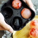 Ver imagem 3 de Forma de Gelo Bola Gigante Silicone 4 em 1 para Bebida Drink