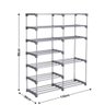 Sapateira Grande 30 Pares Organizador Quarto 12 Plateleiras - 5