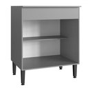 Ver imagem 2 de Balcão de Cozinha Light 2 Portas 1 Prateleira Cinza - Irm Móveis