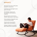 Ver imagem 6 de Poltrona de Balanço Lazy Cinza com 3 Níveis de Regulagem e Trava de Segurança