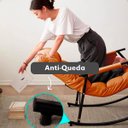 Ver imagem 4 de Poltrona de Balanço Lazy Cinza com 3 Níveis de Regulagem e Trava de Segurança