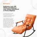 Ver imagem 5 de Poltrona de Balanço Lazy Cinza com 3 Níveis de Regulagem e Trava de Segurança