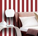 Ver imagem 2 de Papel de Parede Listras Fortes Classic - Vermelho
