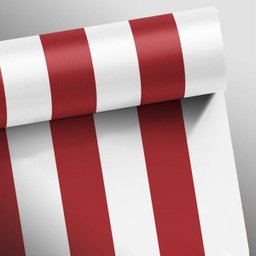 Papel de Parede Listras Fortes Classic - Vermelho - 3