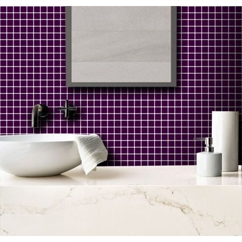 Papel de Parede Pastilha Clássica - Várias Cores - Roxo