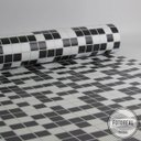 Ver imagem 3 de Papel de Parede Pastilha Clássica Mix - Várias Cores - Branco e Preto