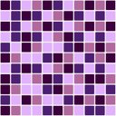 Ver imagem 2 de Papel de Parede Pastilha Clássica Mix - Várias Cores - Roxo