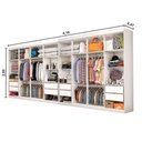 Ver imagem 4 de Closet Casal Duplo Rubi 8 Gavetas