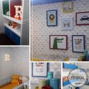 Ver imagem 4 de Papel de Parede Triângulo Mix - Cinza