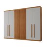 Guarda Roupa Casal Kiev 100 Mdf 6 Portas e 4 Gavetas - 2
