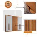 Ver imagem 5 de Guarda Roupa Casal Kiev 100 Mdf 6 Portas e 4 Gavetas