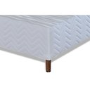Ver imagem 2 de Cama Box Base Universal Solteiro Bordado White (88x188x30) - Paropas