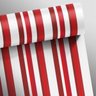 Papel de Parede Listras Rápidas Soft - Vermelho - 2