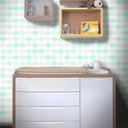 Ver imagem 1 de Papel de Parede Flake Clear - Verde e Cinza