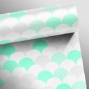 Ver imagem 2 de Papel de Parede Flake Clear - Verde e Cinza