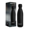 Garrafa Termica Neo Preta Emborrachada 500ml - Brasfoot - 1