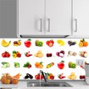 Ver imagem 2 de Adesivo Destacável Azulejo Frutas e Verduras - 10 x 10cm - 90 unidades