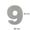 Ver imagem 5 de Número 6/9 Residencial Cromado 30 Cm Extra Grande - Requinte