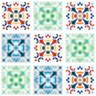 Papel de Parede Azulejo Sabadell Coral - 20 x 20cm - 25 unidades - 2